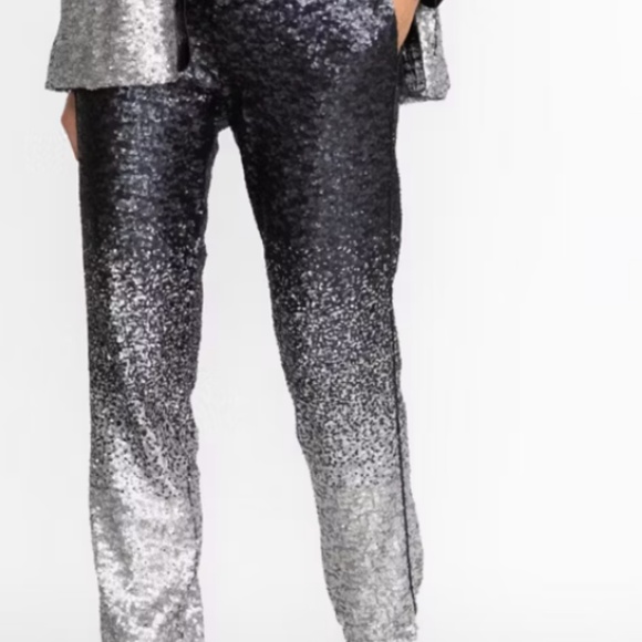 NWT Johnny Was sequin black ombre "Simona" jogger - XL - Picture 2 of 11